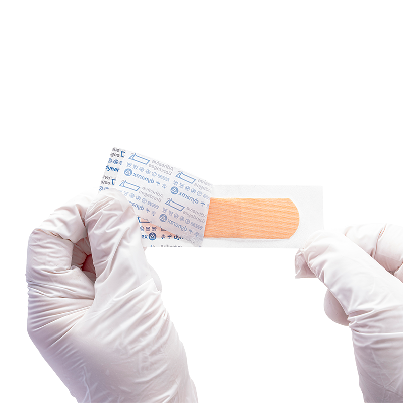 3611 Dynarex® Sterile Adhesive Fabric Bandages - 3/4-in x 3-in